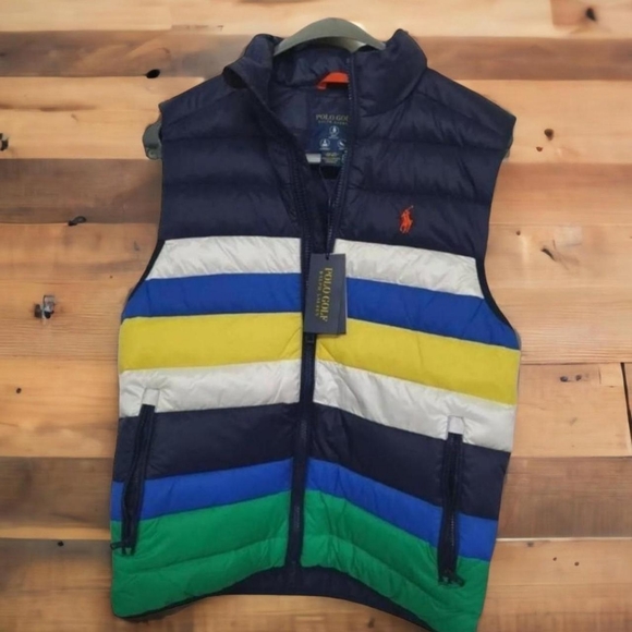 Polo Ralph Lauren Other - Polo Ralph Lauren Multicolored golf giletDown filled sz xs man